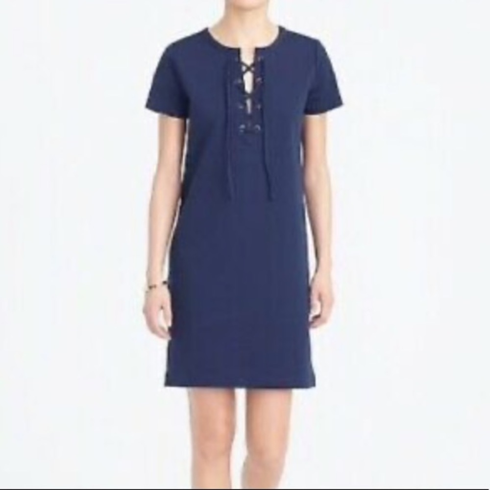 JCrew Navy short-sleeve dress